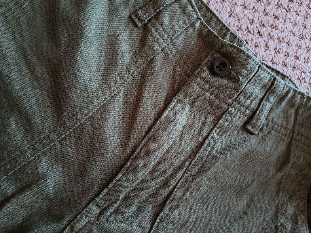 spick&span スピック＆スパン ルーズベイカーパンツ カーキ 38