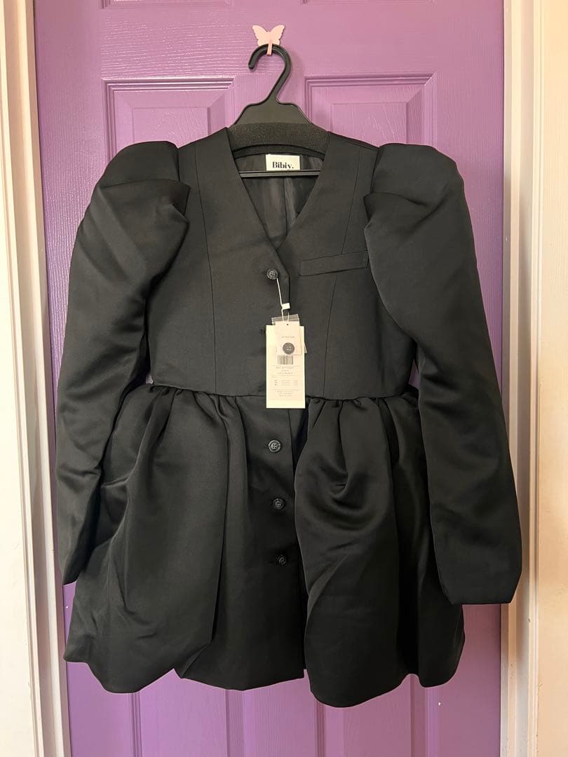 Bibiy. DOROTHY PUFF DRESS ブラック