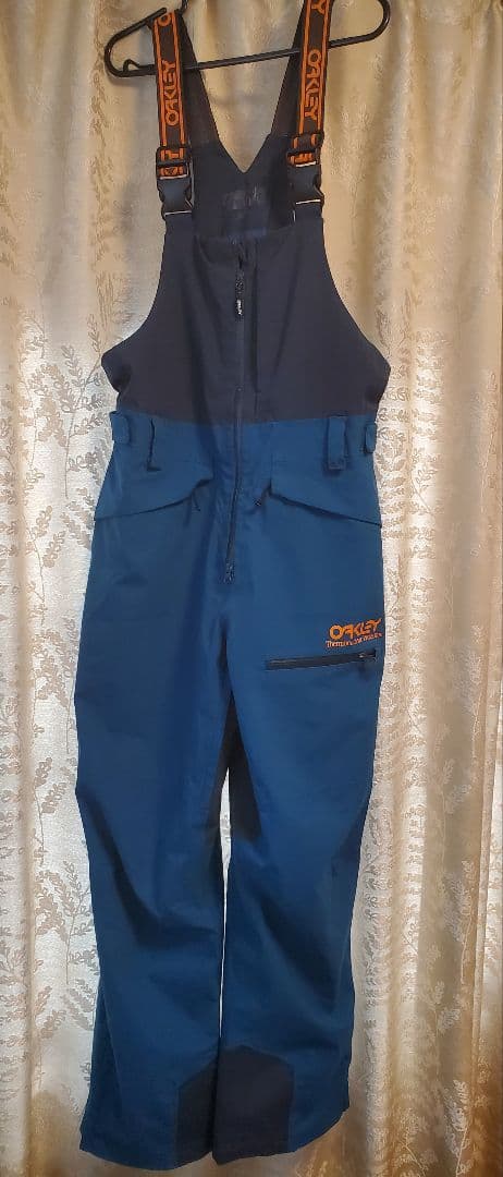 OAKLEY スノーボードウェア ビブパンツ ブルー