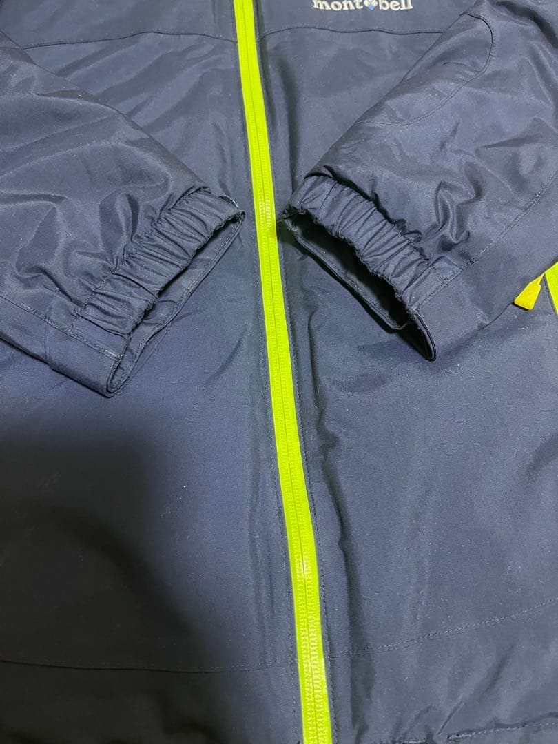 mont-bell 子ども用スキーウェアセット パウダーステップバーカ 150