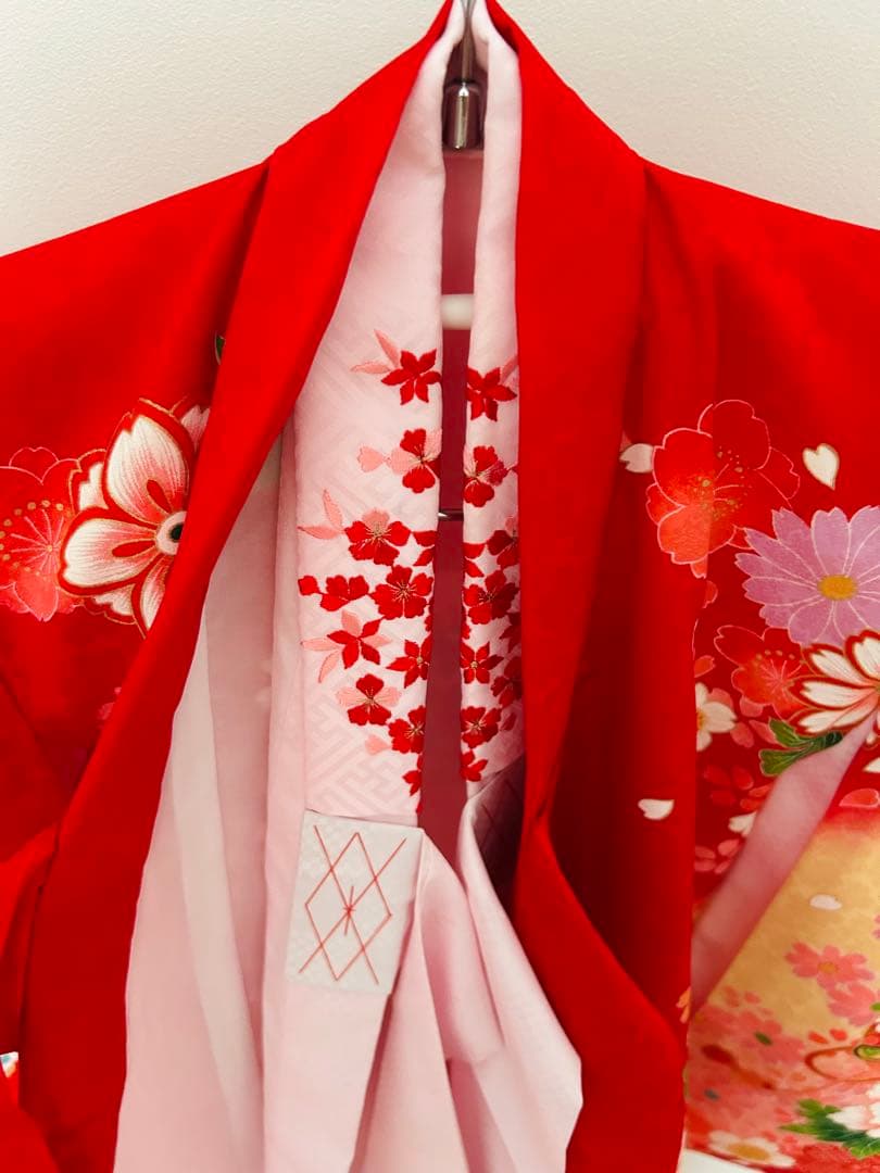 七五三 3歳 女の子 着物 被布 小物セット 美品