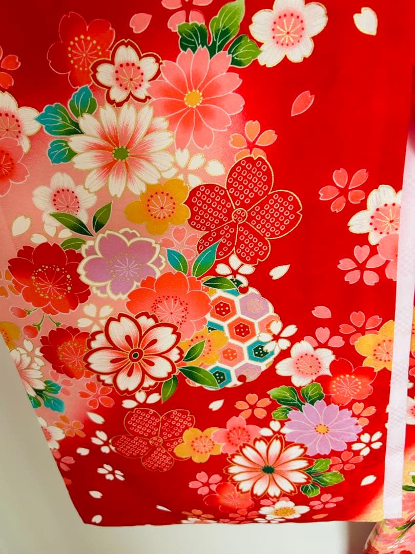 七五三 3歳 女の子 着物 被布 小物セット 美品