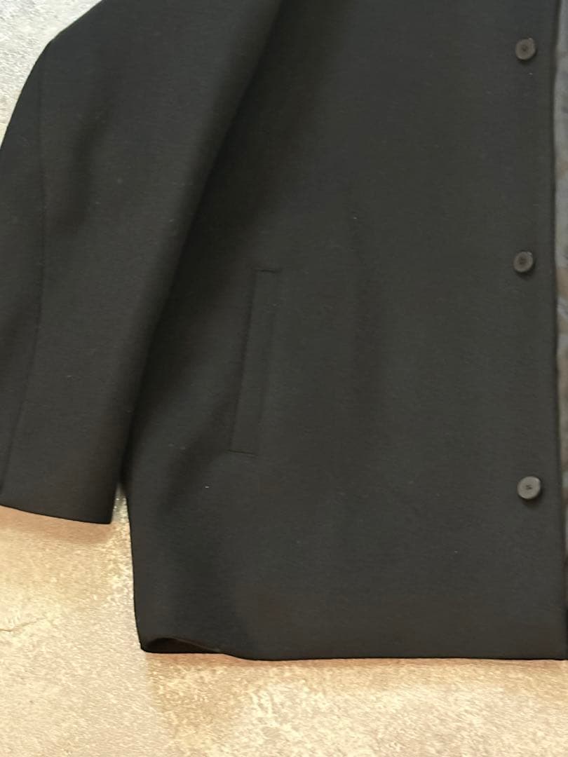 NO CONTROL AIR ノーカラージャケット　ウール　黒 Sサイズ