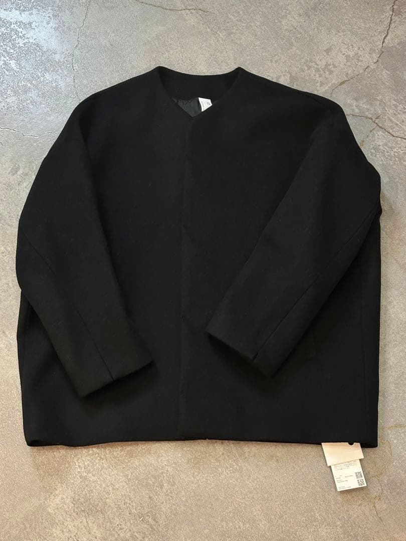 NO CONTROL AIR ノーカラージャケット　ウール　黒 Sサイズ