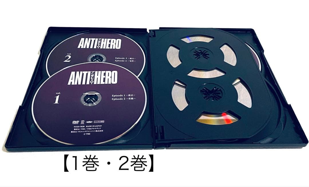 ANTI HERO アンチヒーロー　【全5巻】　DVD 全巻　長谷川博己