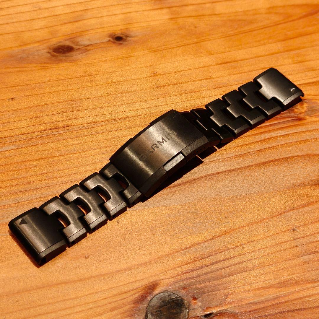 GARMIN Carbon Gray DLC Titanium 純正メタルバンド