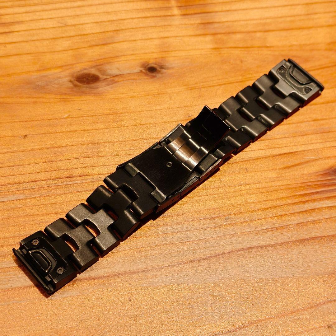 GARMIN Carbon Gray DLC Titanium 純正メタルバンド