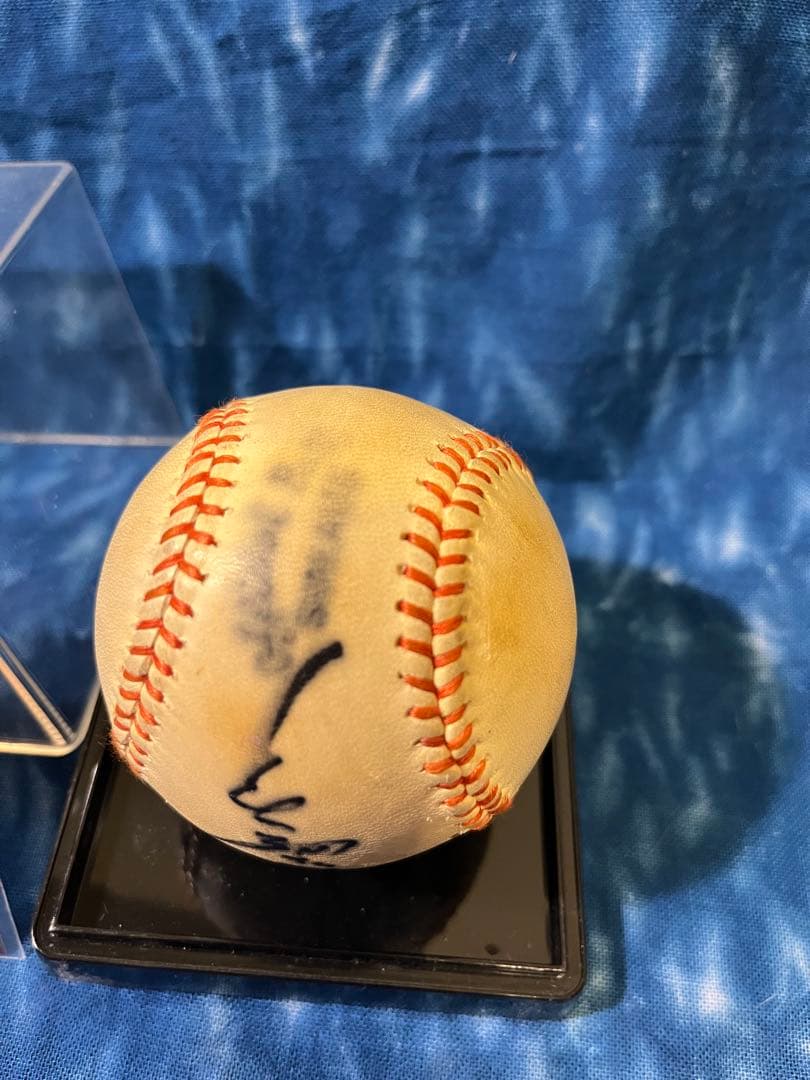 読売巨人　ジャイアンツ　長嶋茂雄　ミスター　直筆サインボール　サインカード