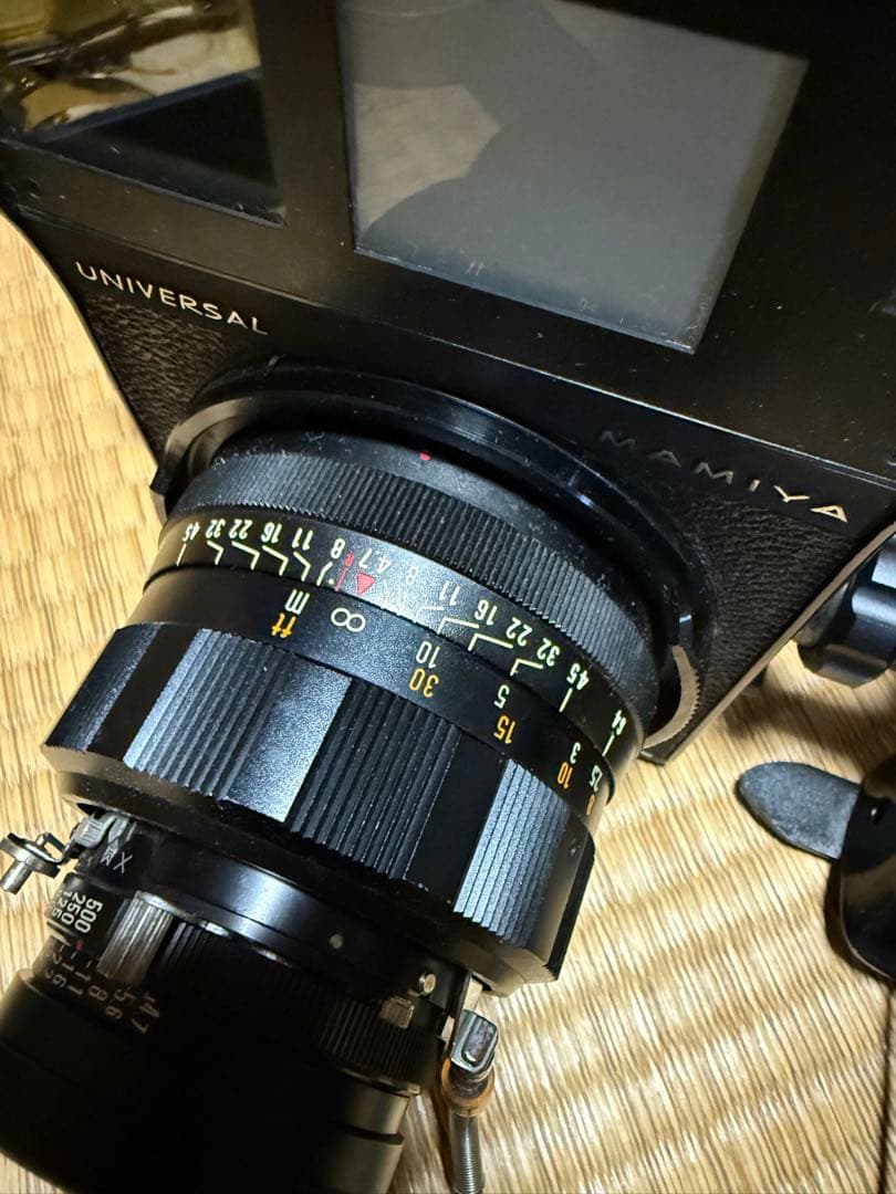 【値下げ】Mamiya Universal フィルムカメラ 75mmレンズ