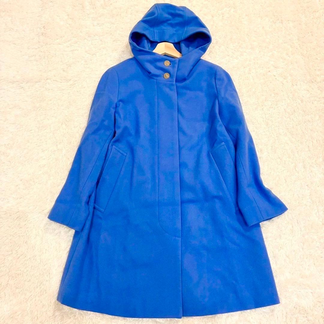 マッキントッシュ ロンドン ウールコート　長袖 美品 超希少 ブルー　青　36