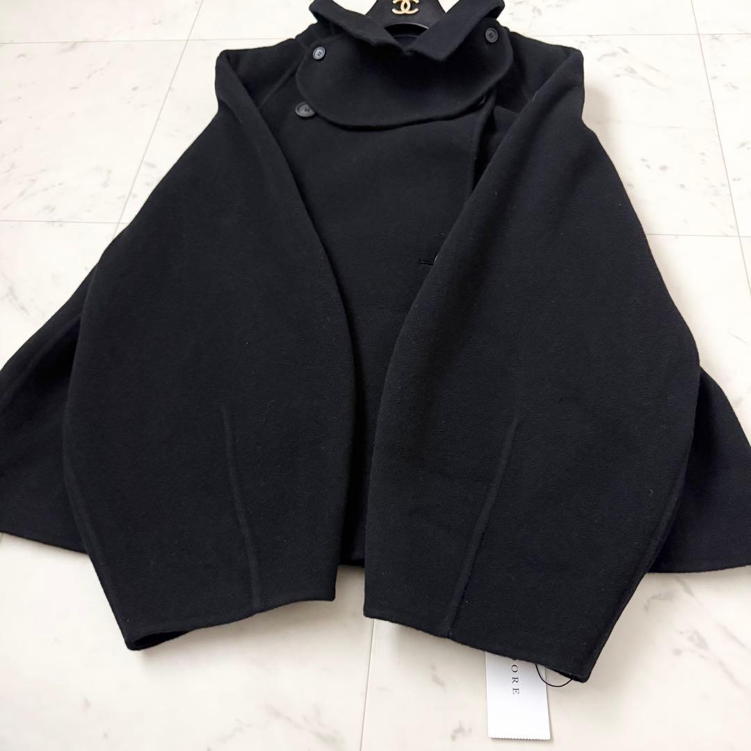 新品❤️23AW ADORE リバーショートコート　ピーコート　ブラック　M