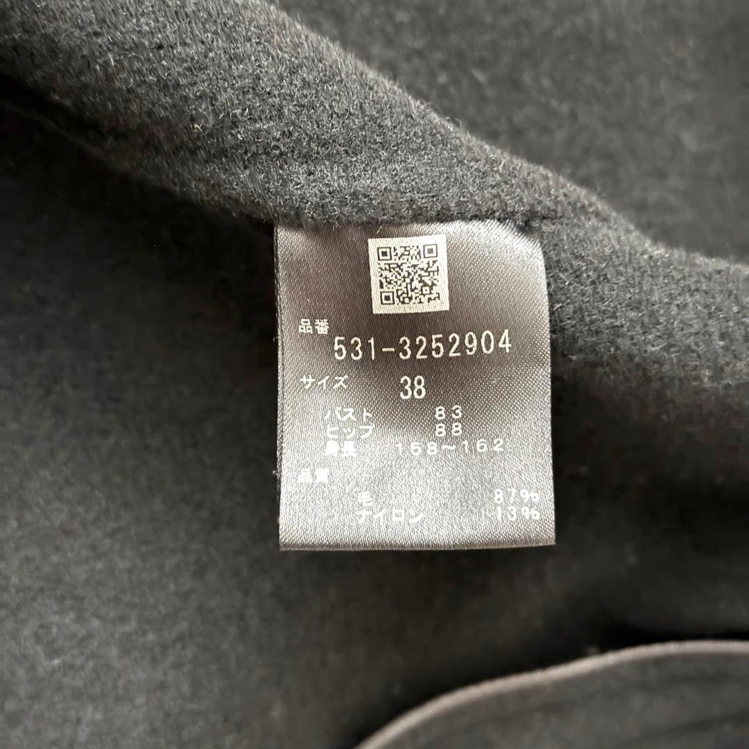 新品❤️23AW ADORE リバーショートコート　ピーコート　ブラック　M