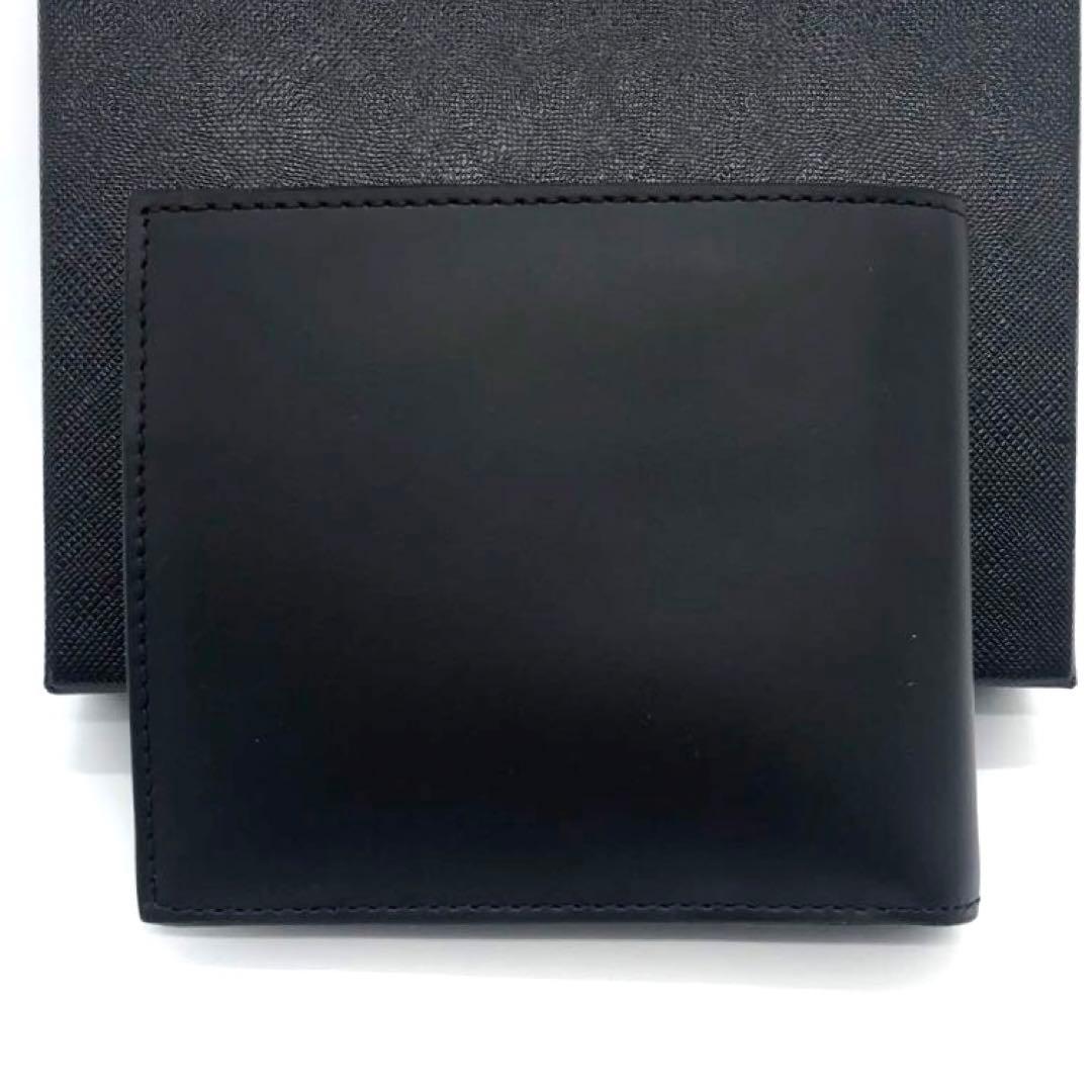 希少・未使用品☆ポールスミス ミニクーパー　レザー二つ折り財布　ブラック