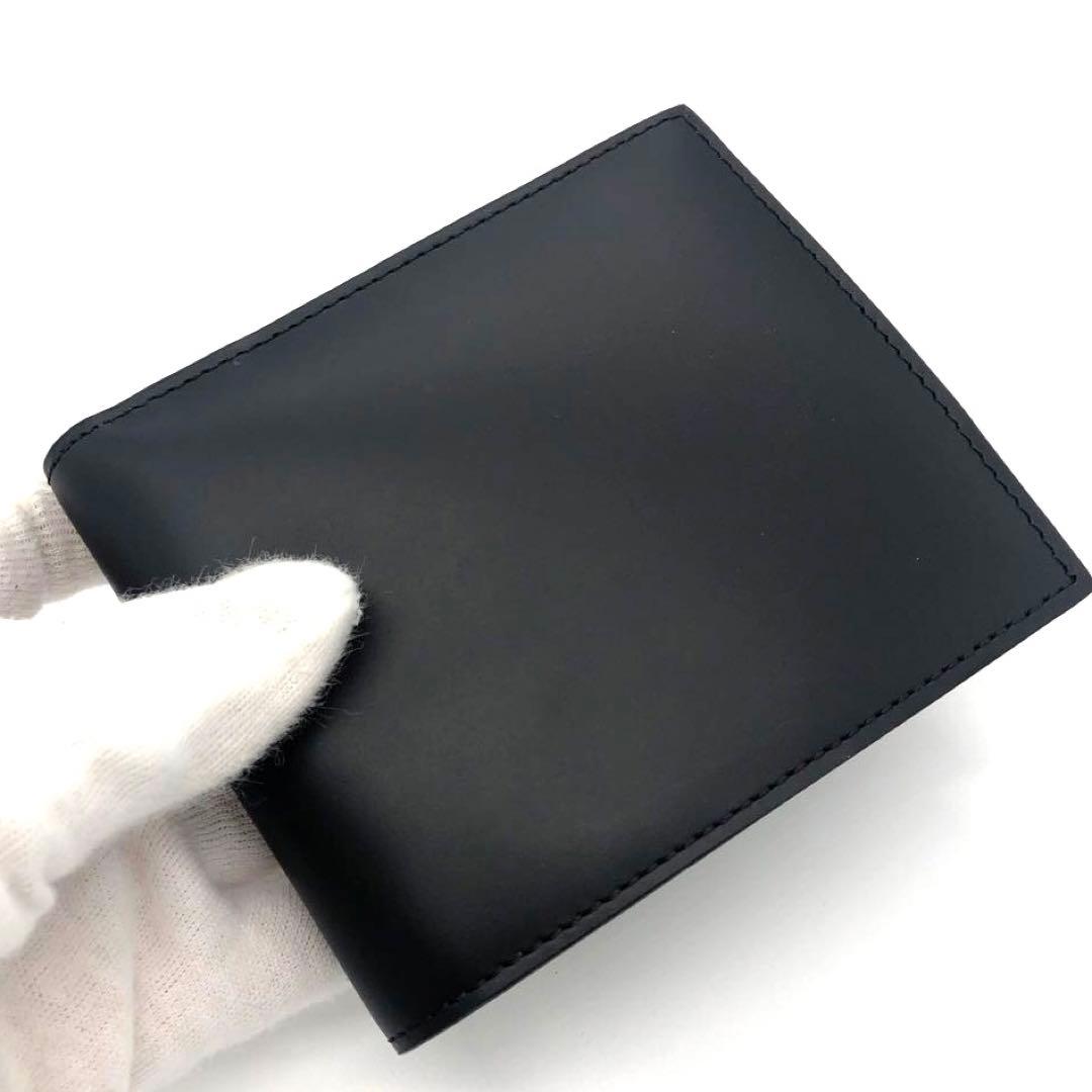希少・未使用品☆ポールスミス ミニクーパー　レザー二つ折り財布　ブラック