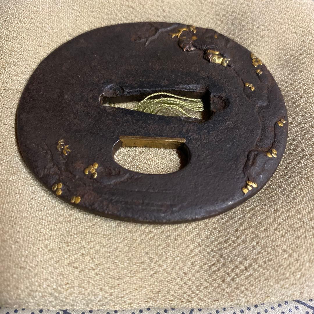 象嵌細工　鍔　大小セット