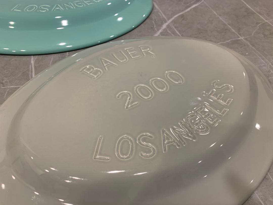 BAUER POTTERY オーバル大皿