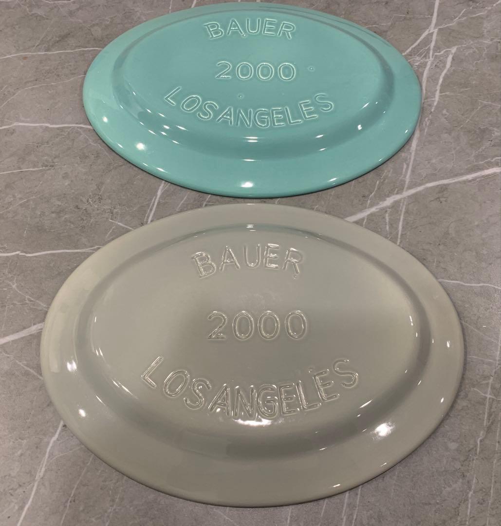 BAUER POTTERY オーバル大皿