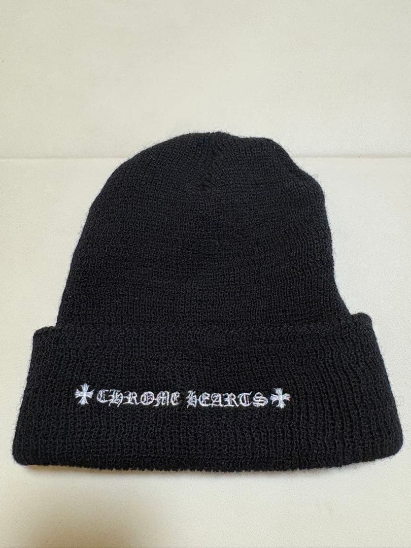 【超美品】クロムハーツ chrome hearts ニット ビーニー