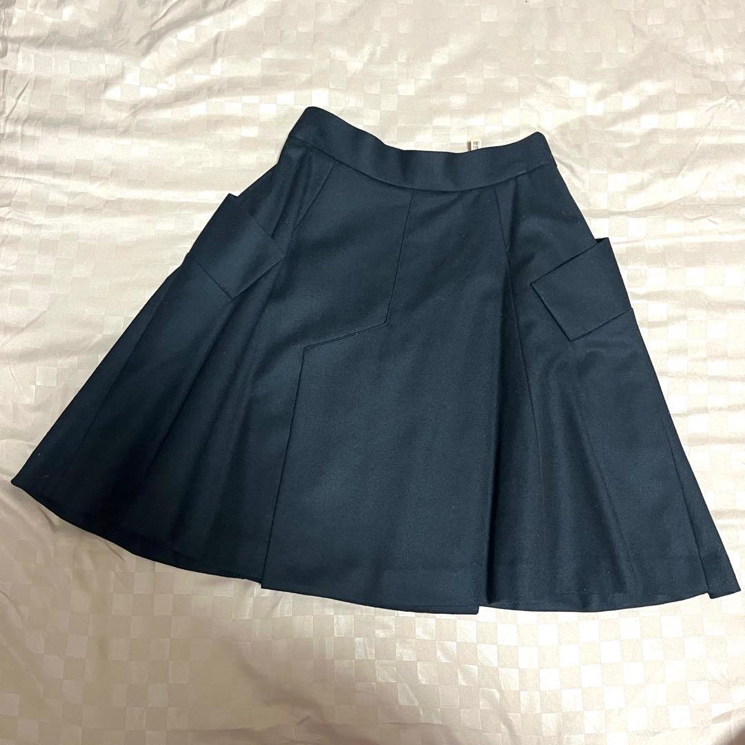 美品 vivienne westwood ラップスカート 黒 オーブ サイズ1