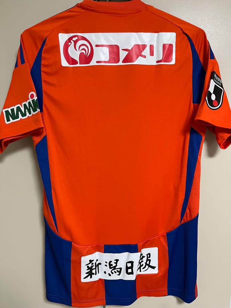 新品未使用 アルビレックス新潟 ユニフォーム 2025 オーセンティックSサイズ