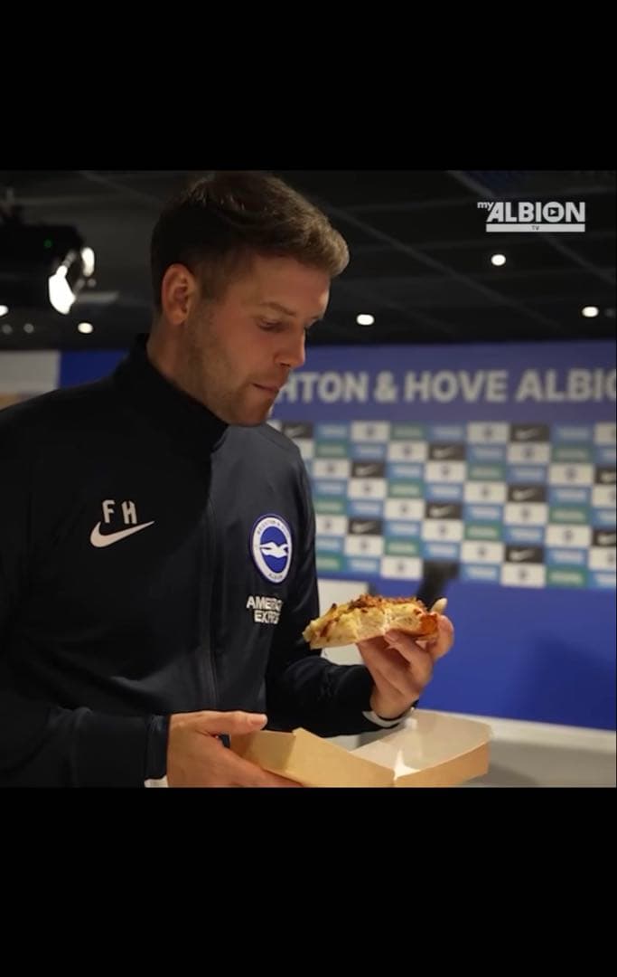 【選手着用モデル】ブライトン　アンセムジャケット　ネイビー　M