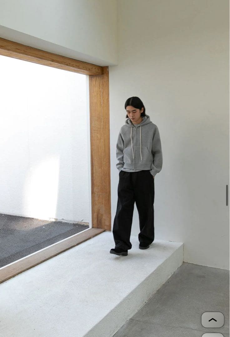 トップス OHOTORO Nap Waffle Zipper Hoodie