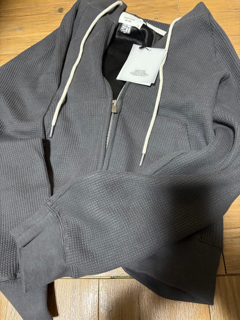 トップス OHOTORO Nap Waffle Zipper Hoodie