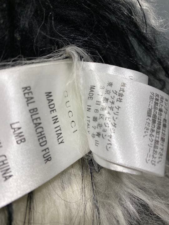 GUCCI マフラー 毛皮