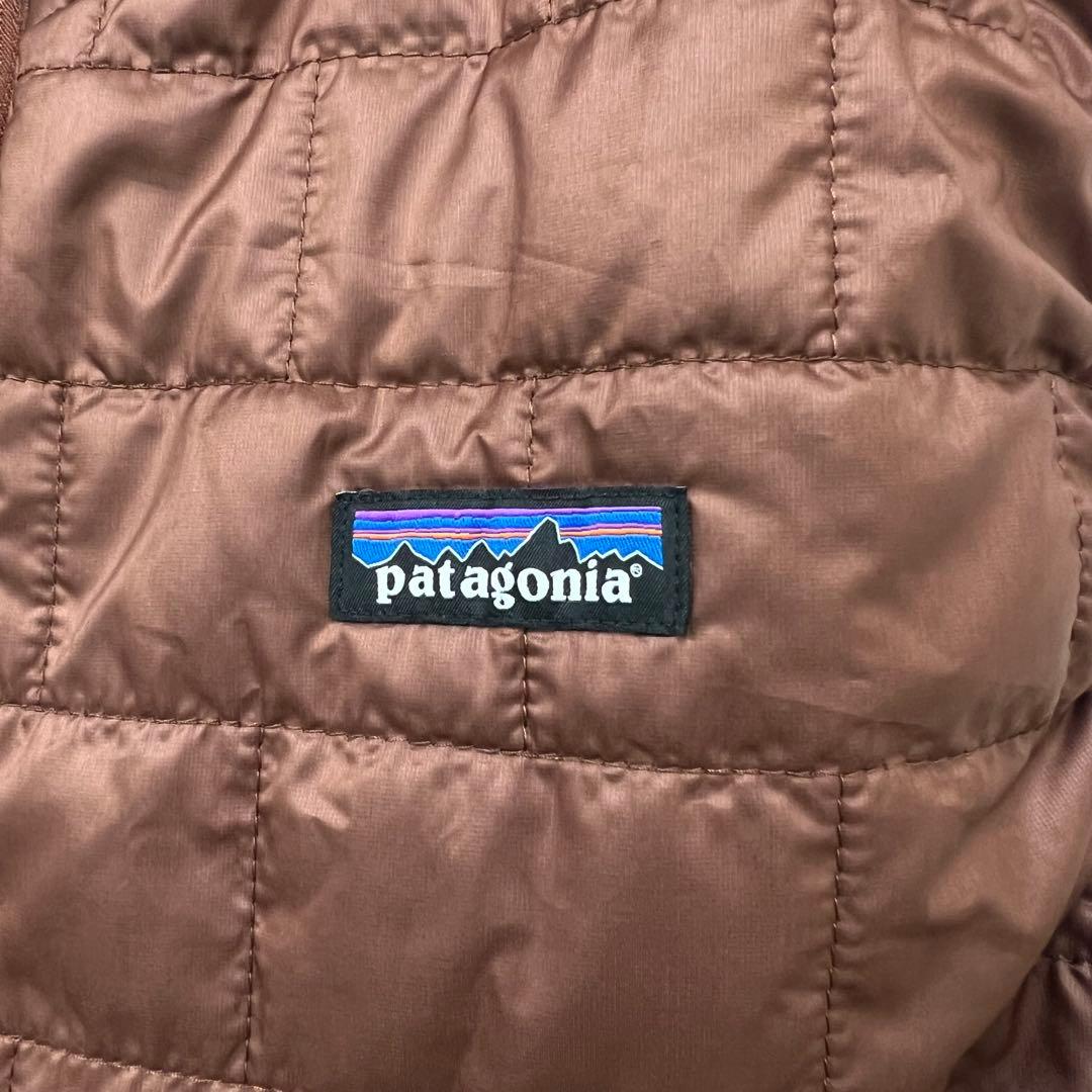 ブラウン Patagonia ダウンベスト キルティングベスト　未使用品