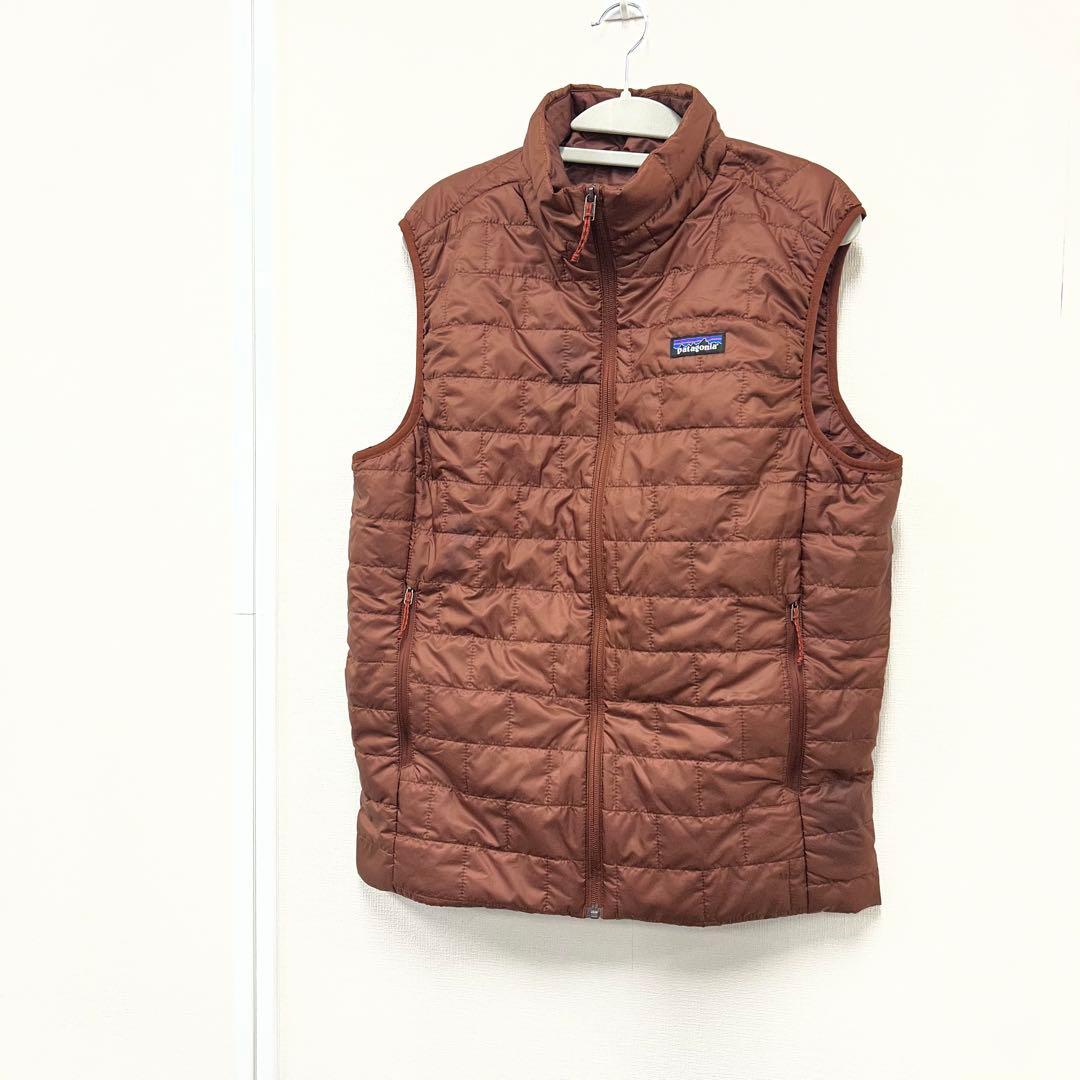 ブラウン Patagonia ダウンベスト キルティングベスト　未使用品