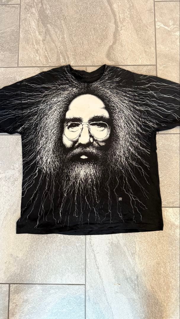 グレイトフル・デッド　ジェリー・ガルシアTシャツ黒