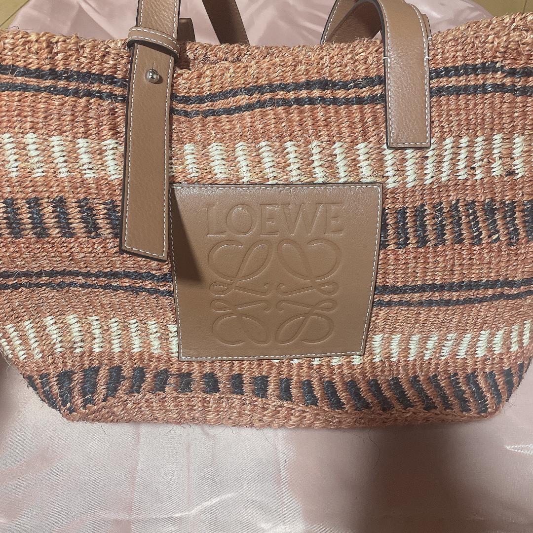 LOEWE ストライプ トートバッグ