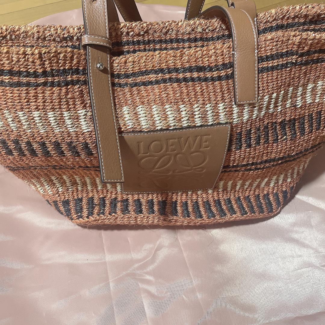 LOEWE ストライプ トートバッグ