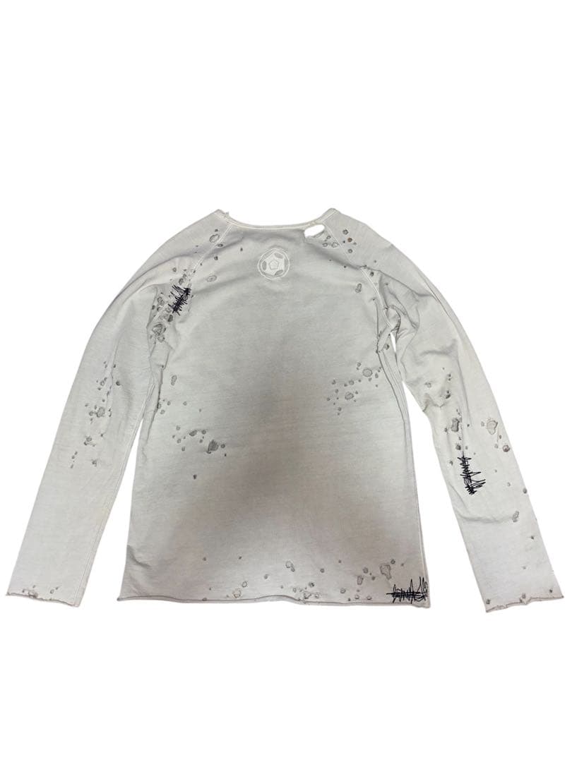 Sabotage ショットガン　ホワイト 長袖カットソー　サボタージュ