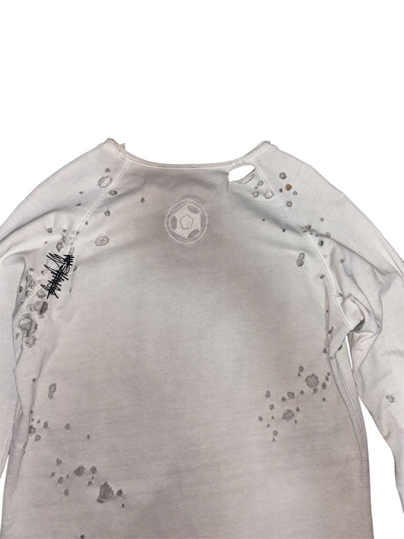 Sabotage ショットガン　ホワイト 長袖カットソー　サボタージュ