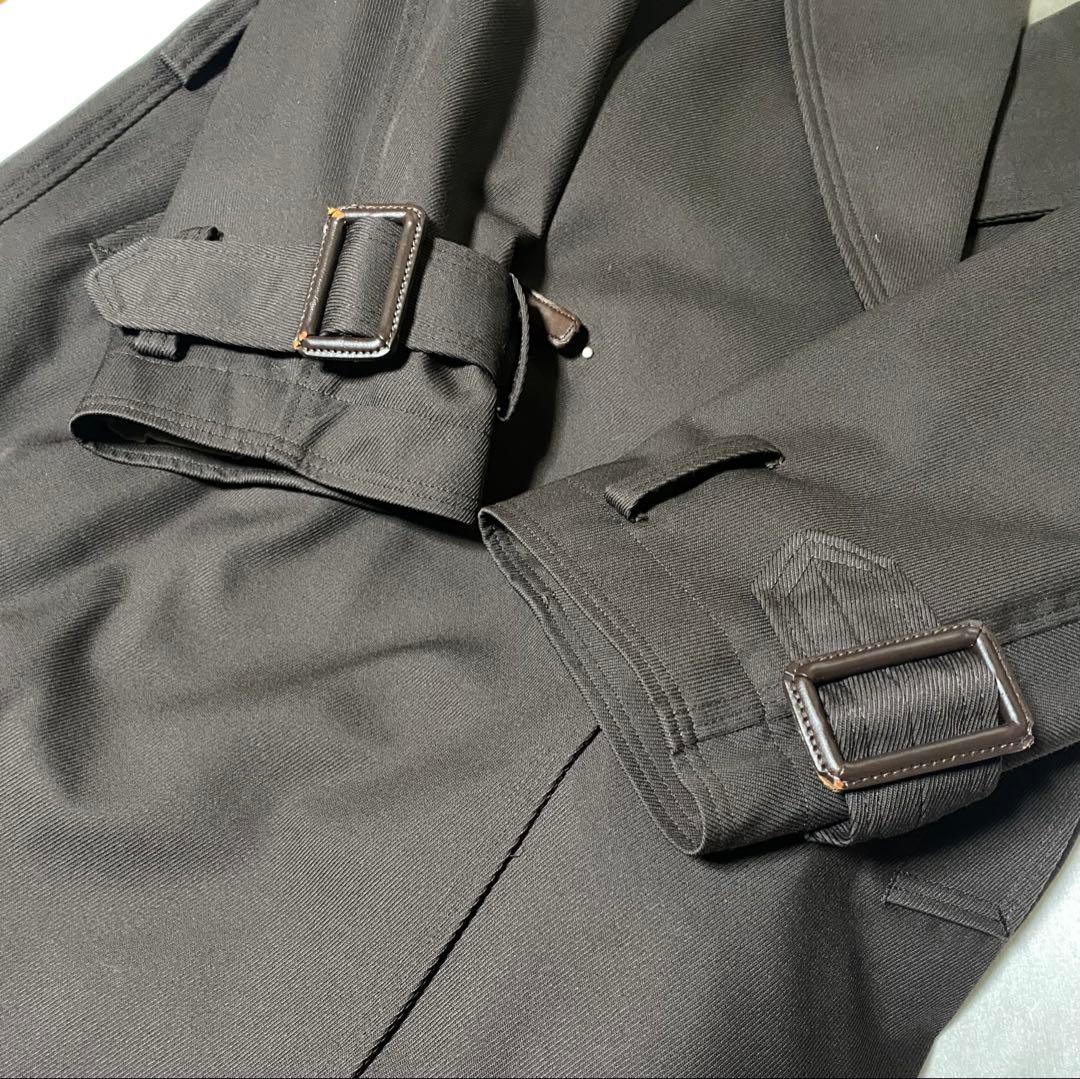 YOKE ヨーク WOOL ウール ブラウン ダブルブレスドオーバーコート