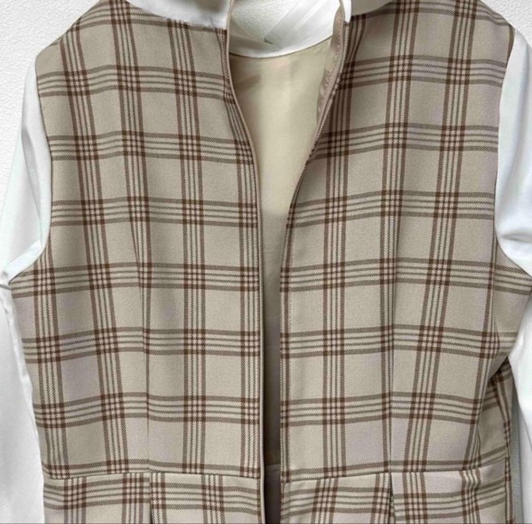 卒服　フォーマルスーツ チェック柄 卒業式　160