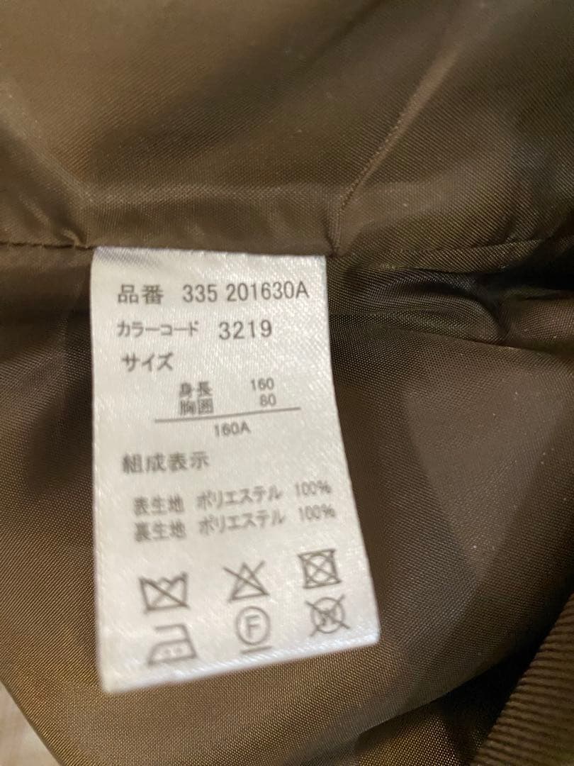 卒服　フォーマルスーツ チェック柄 卒業式　160