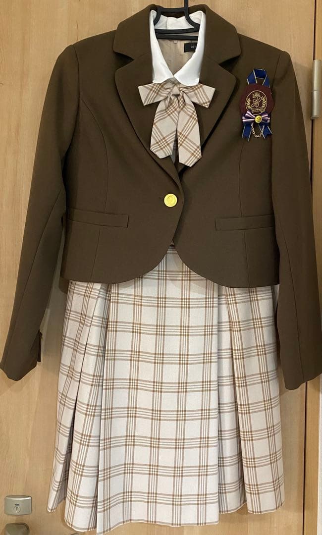 卒服　フォーマルスーツ チェック柄 卒業式　160