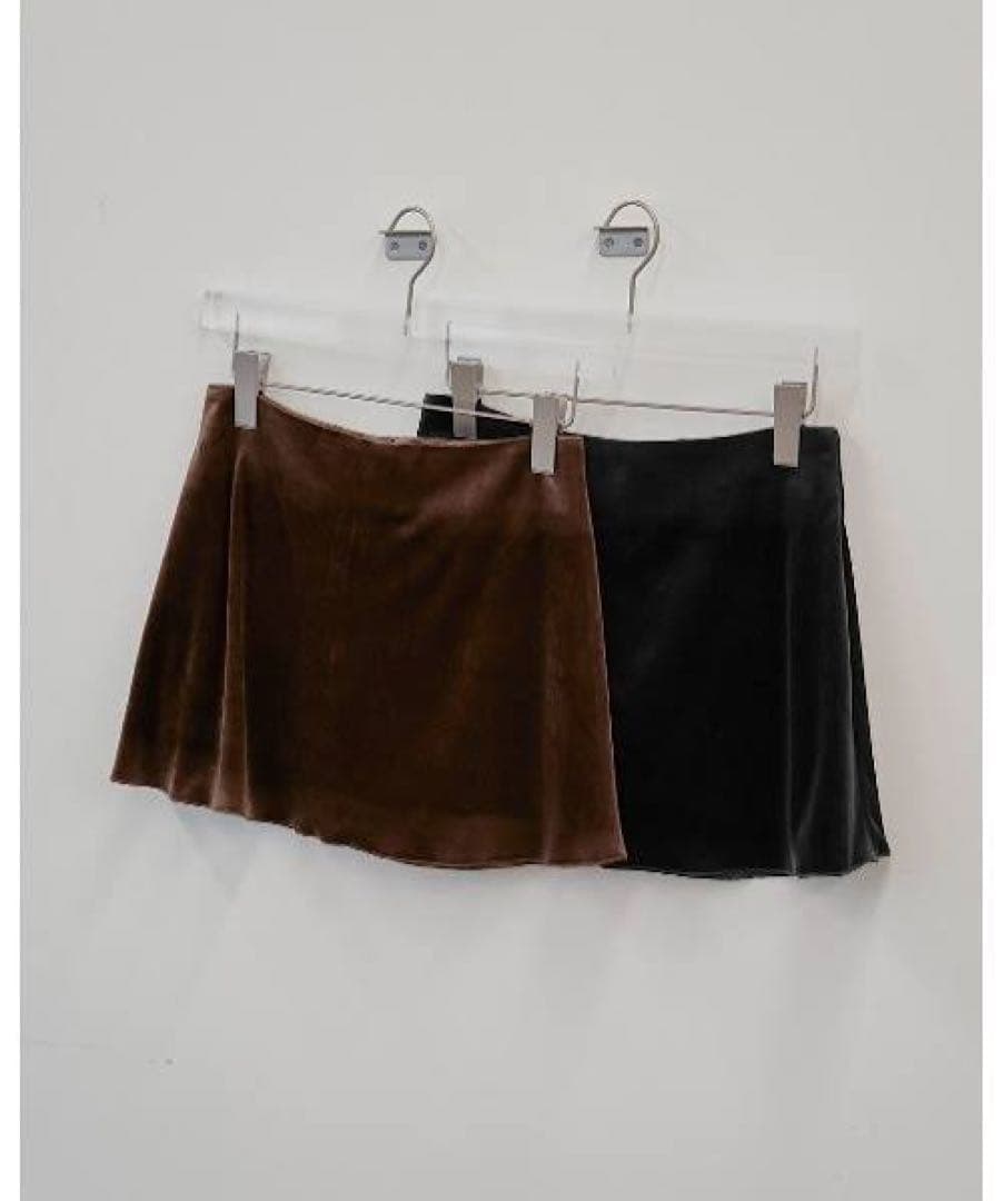 美品 TODAYFUL Velour Square Skirt / 38