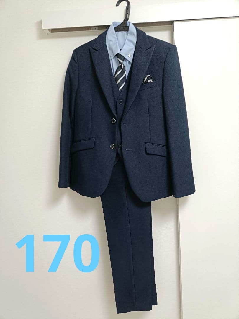170 ワンダーファクトリーフォーマルスリーピーススーツ