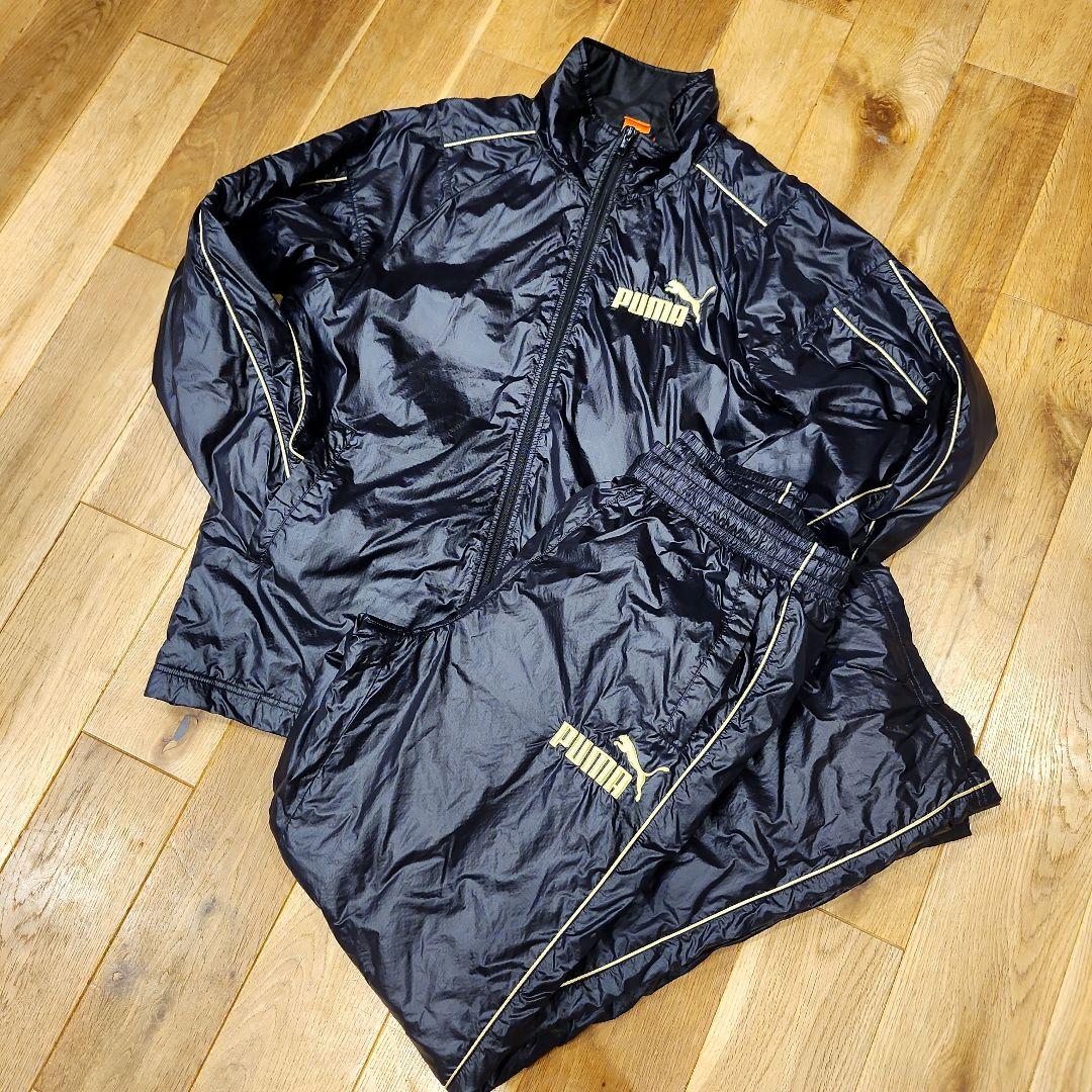希少✨プーマ ウィンドブレーカー 上下セットアップ 中綿 ジャージ 防寒
