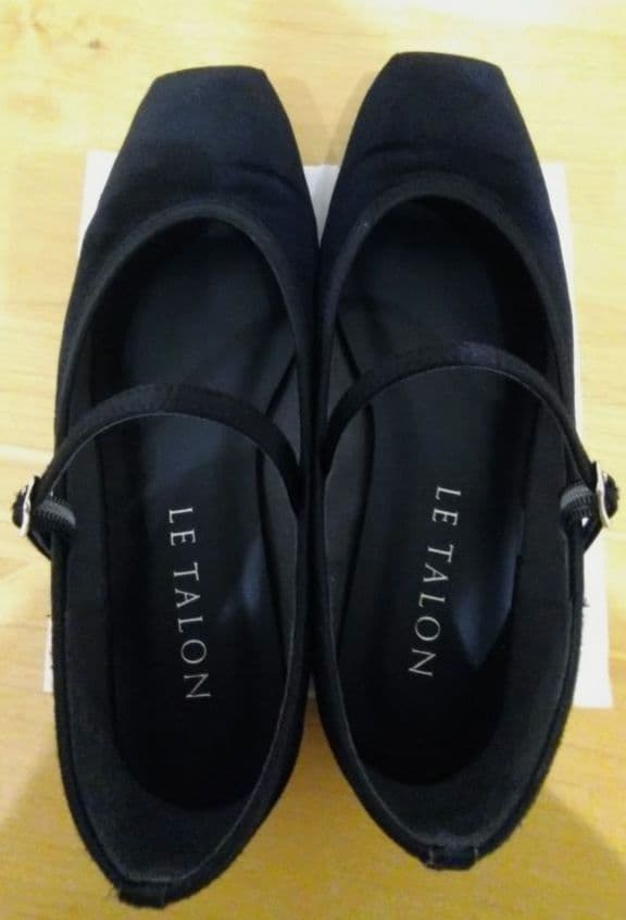 ルタロン　スクエアソフトメリージェーン 　ブラック 23.5cm