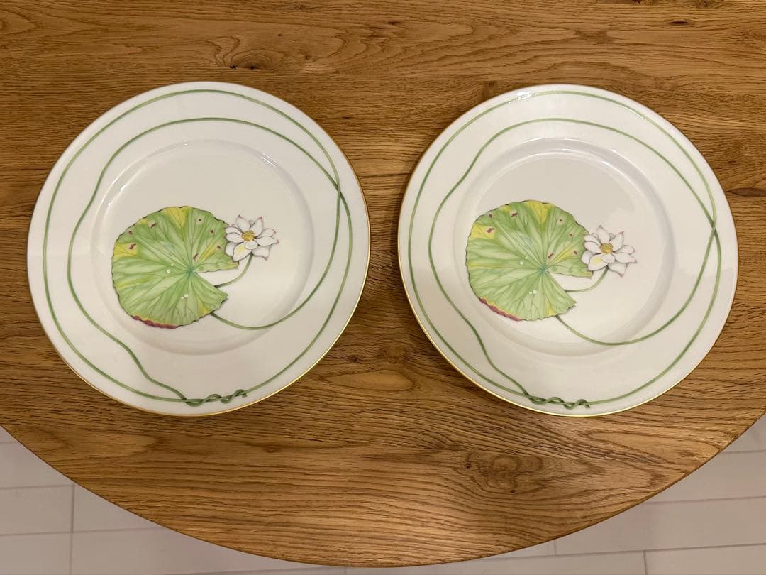 HERMES ナイルの庭 プレート 2枚セット