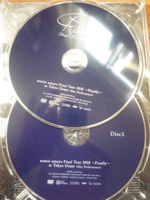 Final Tour 2018 -Finally- DVD 安室奈美恵　 5枚組