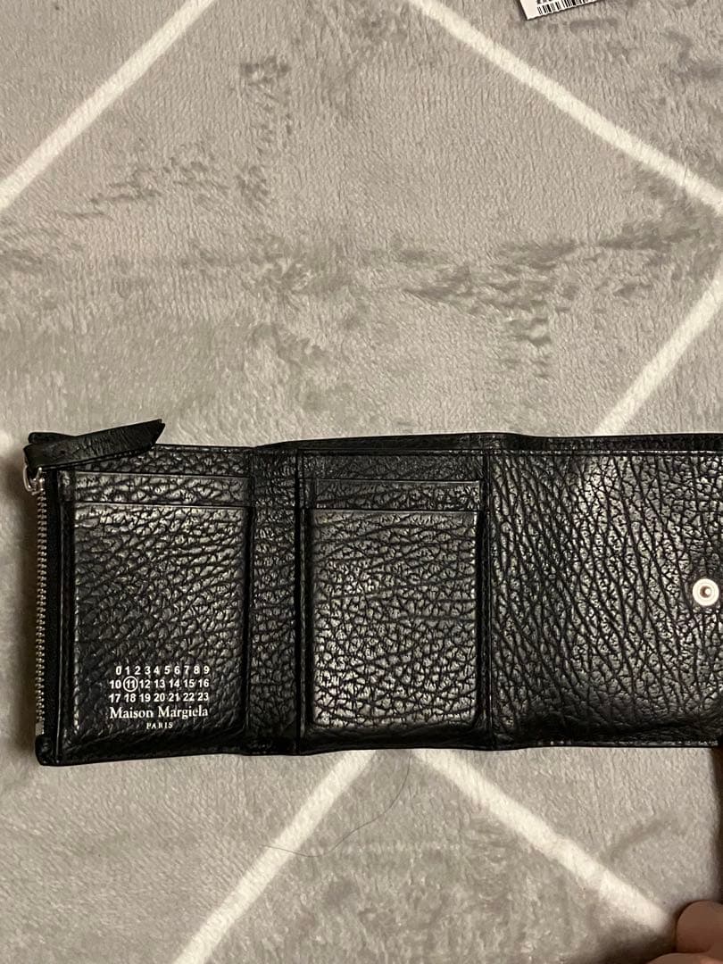 メゾンマルジェラ　三つ折り財布　ブラック