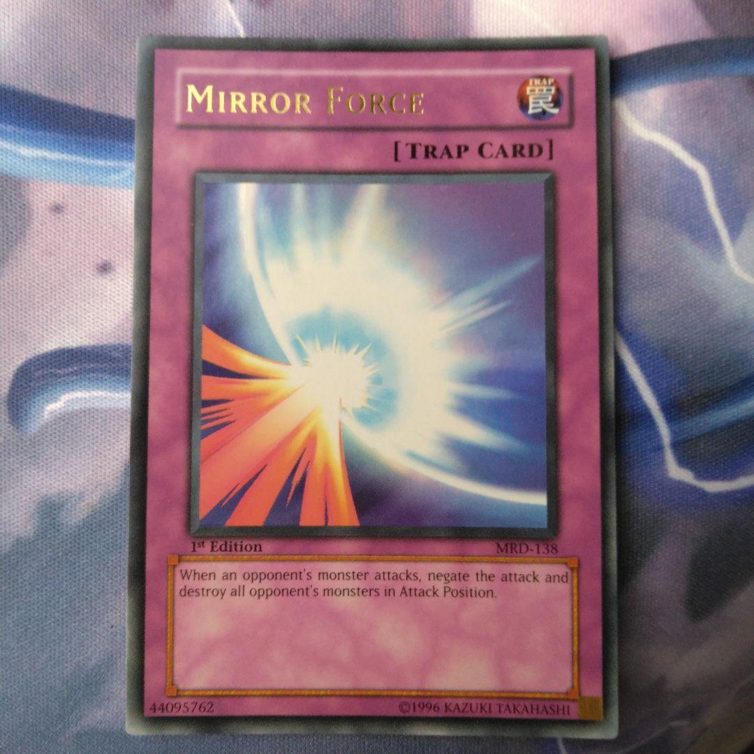 遊戯王　聖なるバリア　ミラーフォース　旧　アジア　ウルトラ　mrd