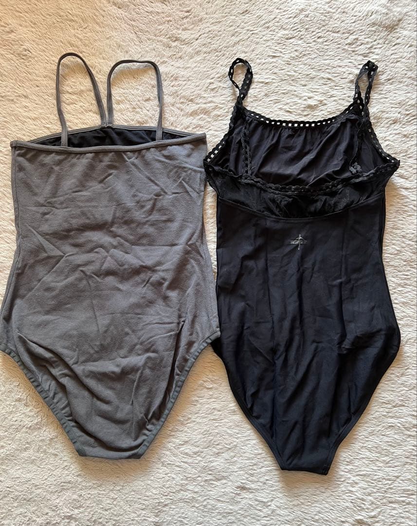 バレエレオタードとスカート、レッグウォーマーセット