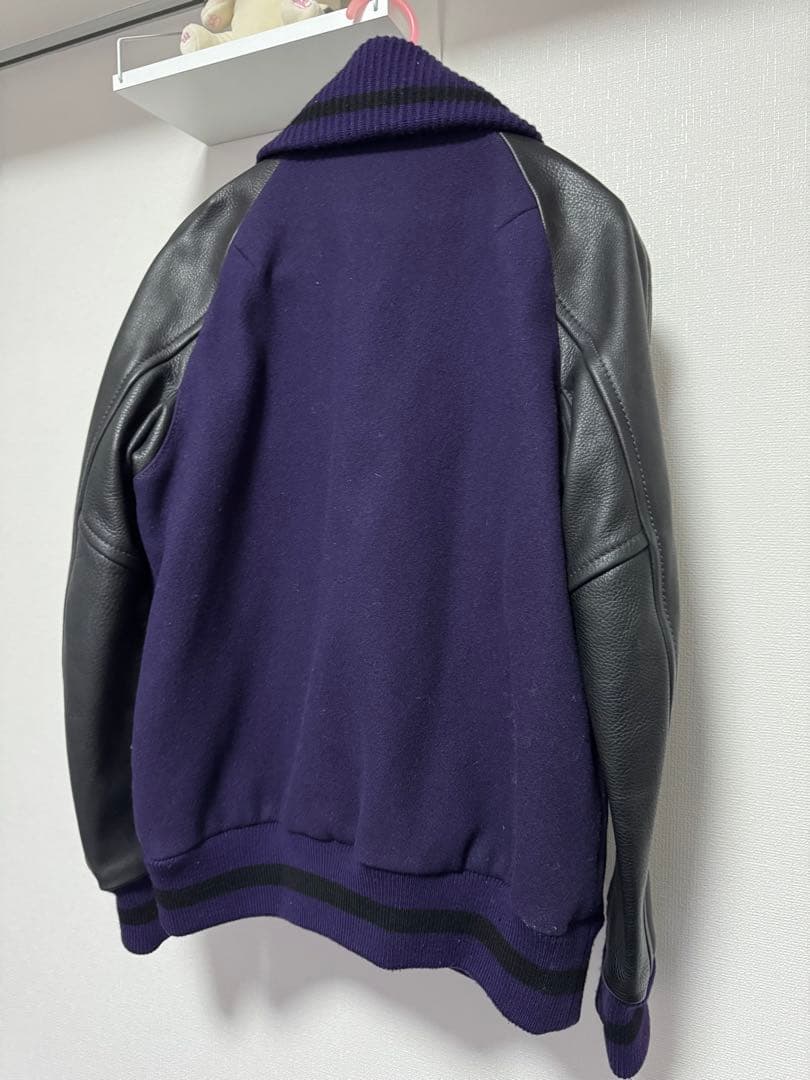 NUMBER（N）INEナンバーナインネペテンス限定コラボレザーウールスタジャン