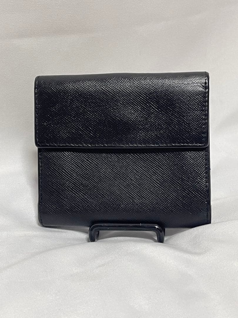 PRADA プラダ　サフィアーノ　二つ折り財布　クリップ付き　コンパクト財布